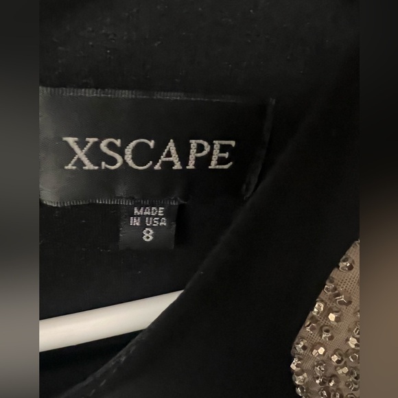 ESCAPE STUDDED EMBELLISHED KNEE LENGTH SHEATH DRESS IS LIKE NEW - Picture 6 of 7